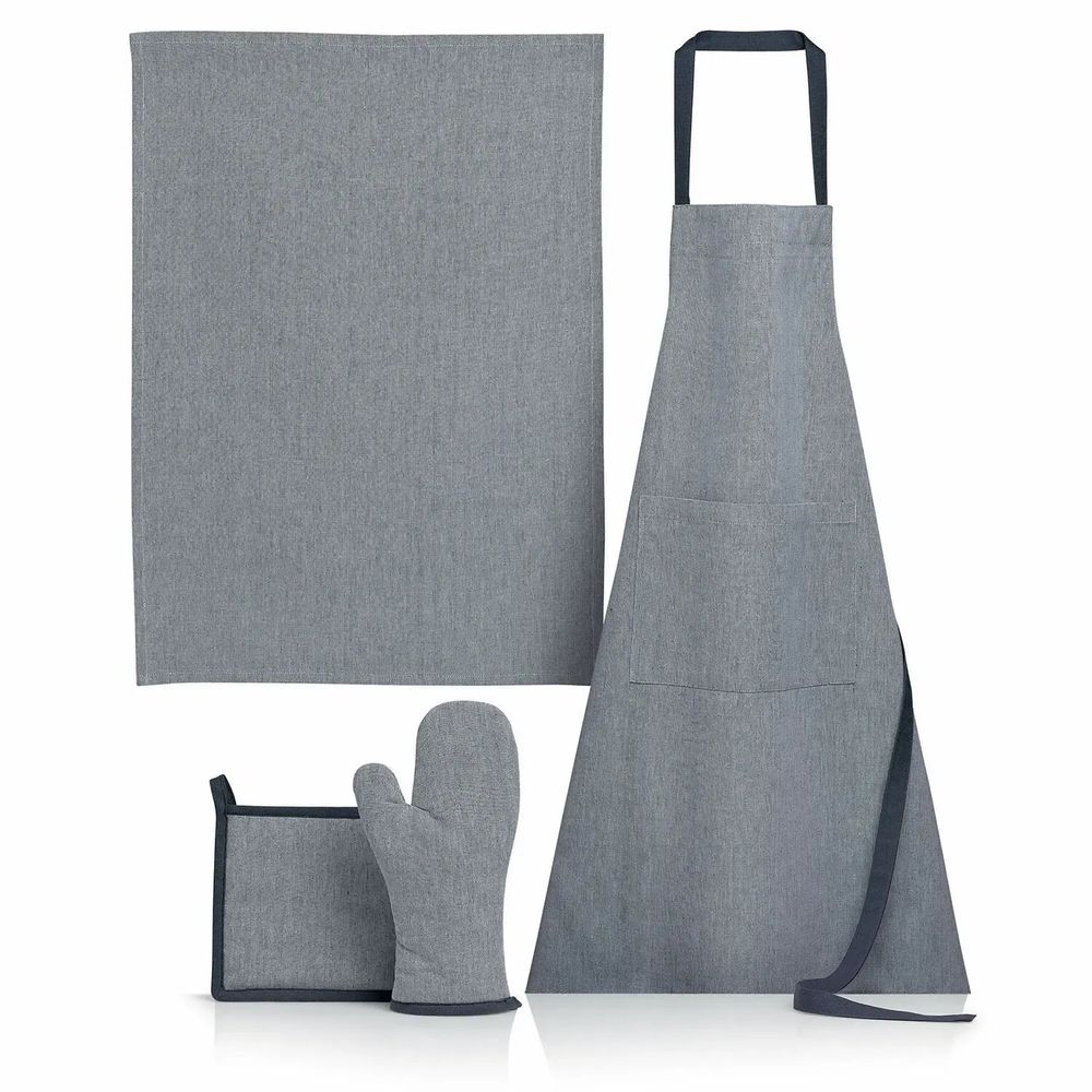 Tabliers de cuisine - Tablier de cuisine Jani Ombre 80 X 85 - MAISON VIVARAISE - SDE VIVARAISE WINKLER