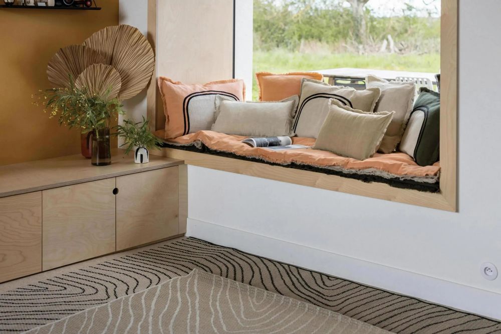 Linge de lit - Édredon uni Laly Lin 85 x 200 - MAISON VIVARAISE - SDE VIVARAISE WINKLER