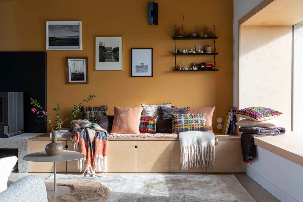 Throw blankets - Recycled Striped Throw Isabel Chataigne 130 X 160 - MAISON VIVARAISE - SDE VIVARAISE WINKLER