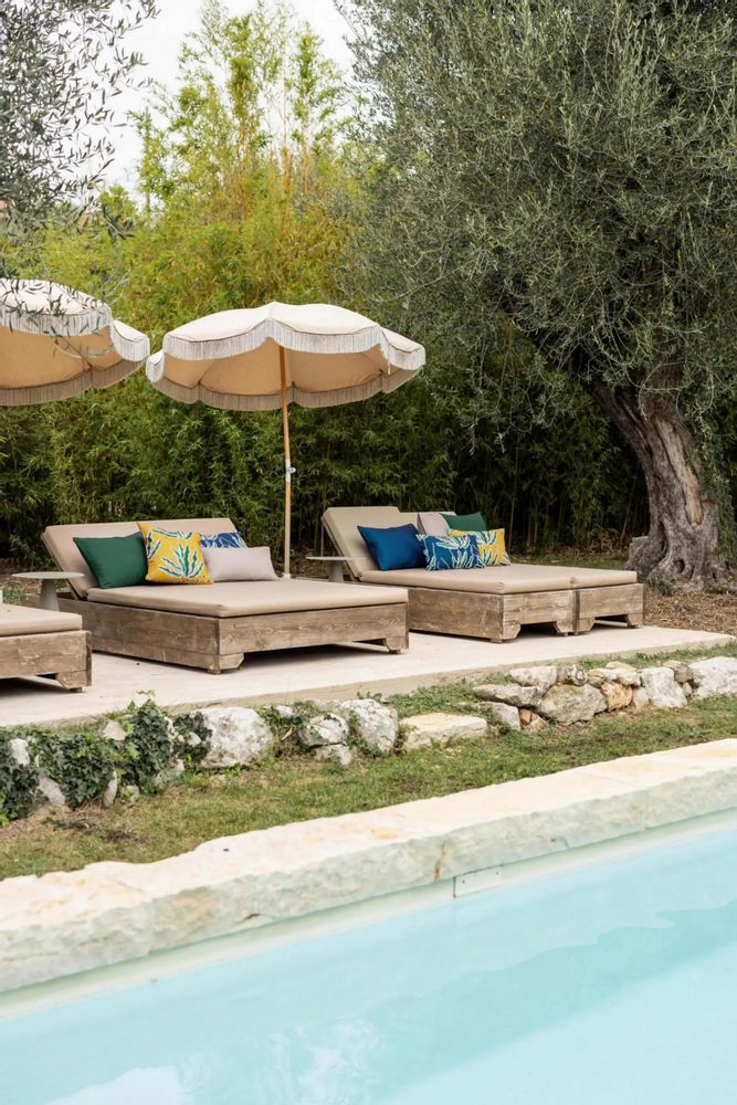 Coussins - Coussin uni Alga outdoor Epicea 40 x 65 - MAISON VIVARAISE - SDE VIVARAISE WINKLER
