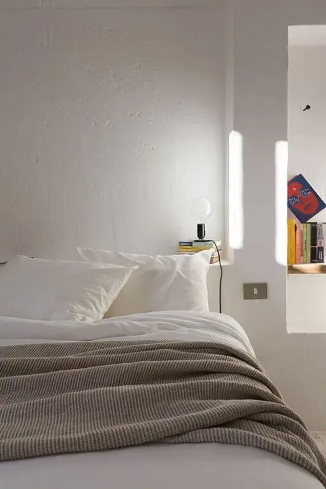 Linge de lit - Housse de couette Zeff Blanc 260 x 240 - MAISON VIVARAISE - SDE VIVARAISE WINKLER