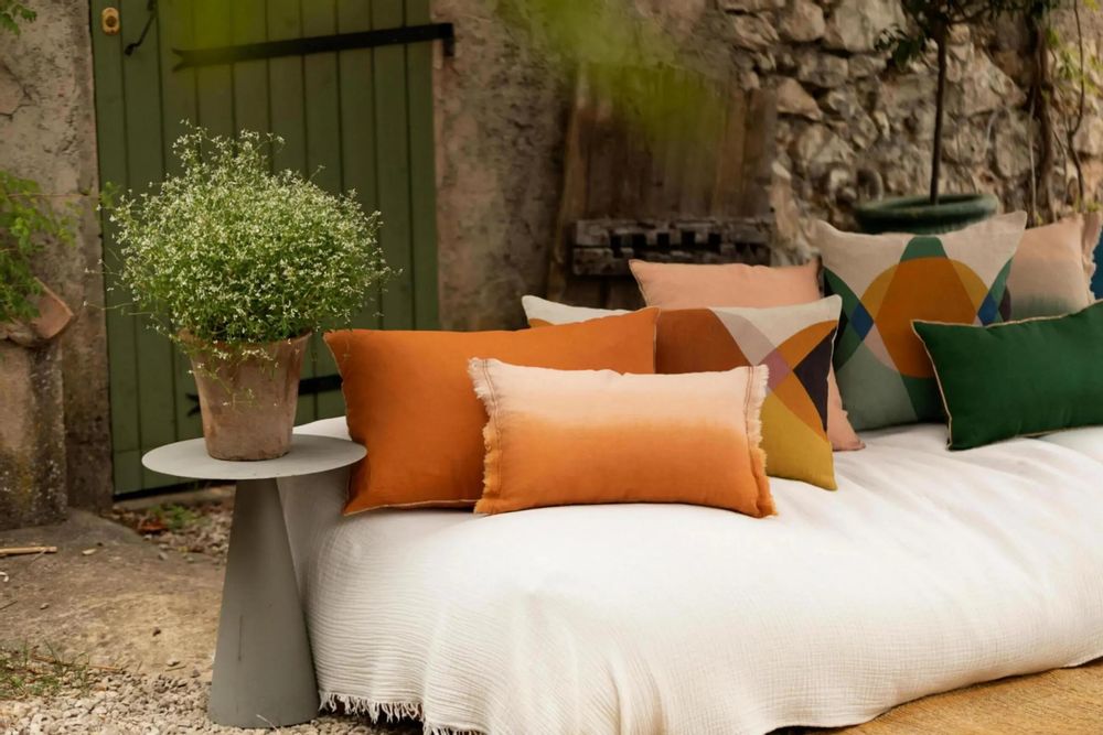 Coussins - Coussin Zeff Shade Cuivre 30 x 50 - MAISON VIVARAISE - SDE VIVARAISE WINKLER
