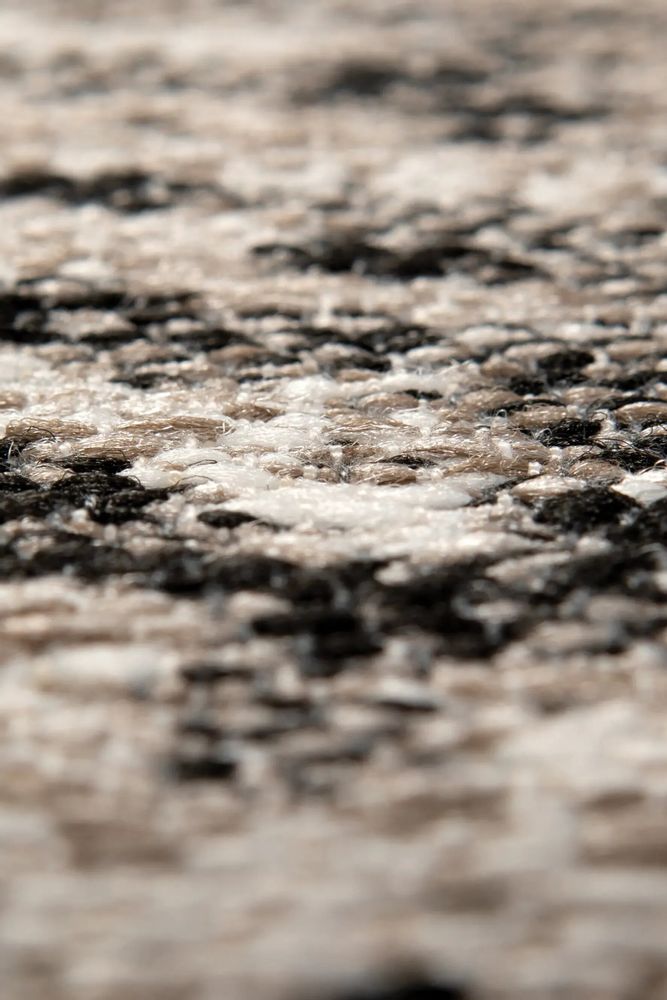 Tapis - Tapis Catania 2 outdoor Noir Diamètre 160 cm - MAISON VIVARAISE - SDE VIVARAISE WINKLER