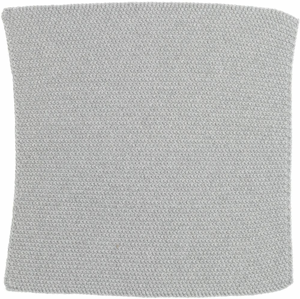 Ustensiles de cuisine - Lot de 3 essuie-mains tricotes Izan recyclés Gris 25 x 25 - MAISON VIVARAISE - SDE VIVARAISE WINKLER