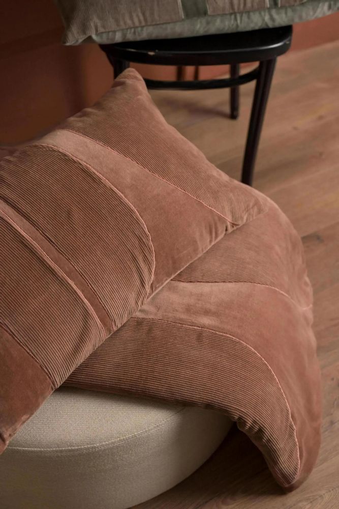 Linge de lit - Edredon Fara côtelé Bois de rose 85 x 200 - MAISON VIVARAISE - SDE VIVARAISE WINKLER