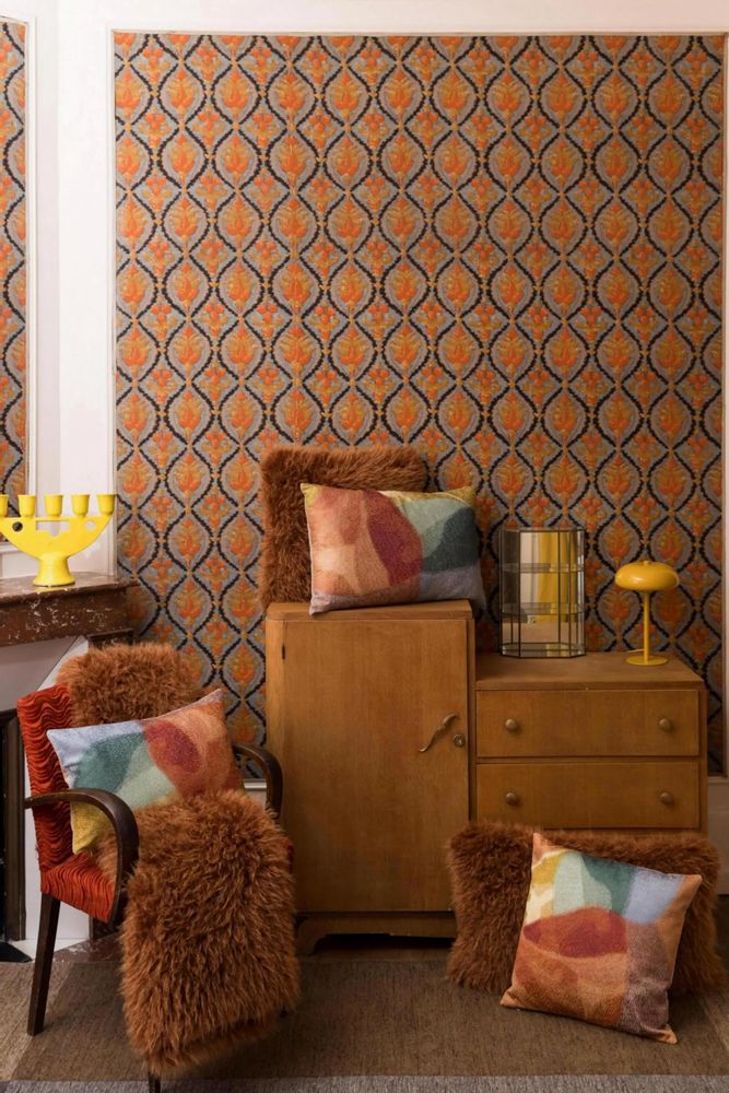 Coussins - Coussin brodé Nevio Multico 45 x 45 - MAISON VIVARAISE - SDE VIVARAISE WINKLER