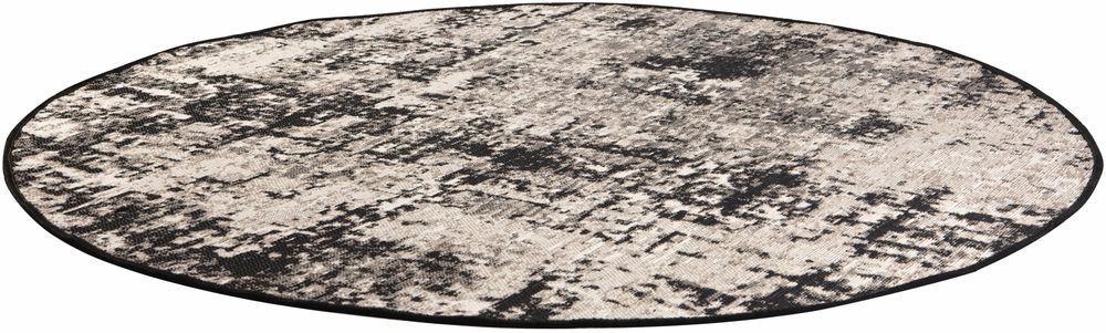Rugs - Catania 2 Outdoor Rug Noir Diamètre 200 - MAISON VIVARAISE - SDE VIVARAISE WINKLER
