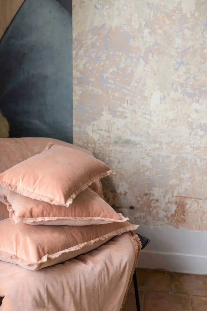 Bed linens - Plain Fara Comforter Dragée 85 X 200 - MAISON VIVARAISE - SDE VIVARAISE WINKLER