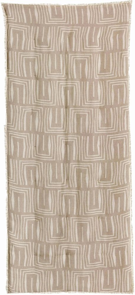 Linge de lit - Edredon imprimé Tina Naturel 85 x 200 - MAISON VIVARAISE - SDE VIVARAISE WINKLER