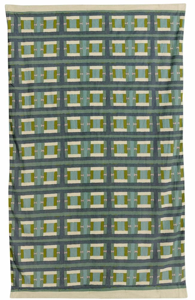 Plaids - Plaid imprimé Taho Vert de gris 135 x 200 - MAISON VIVARAISE - SDE VIVARAISE WINKLER