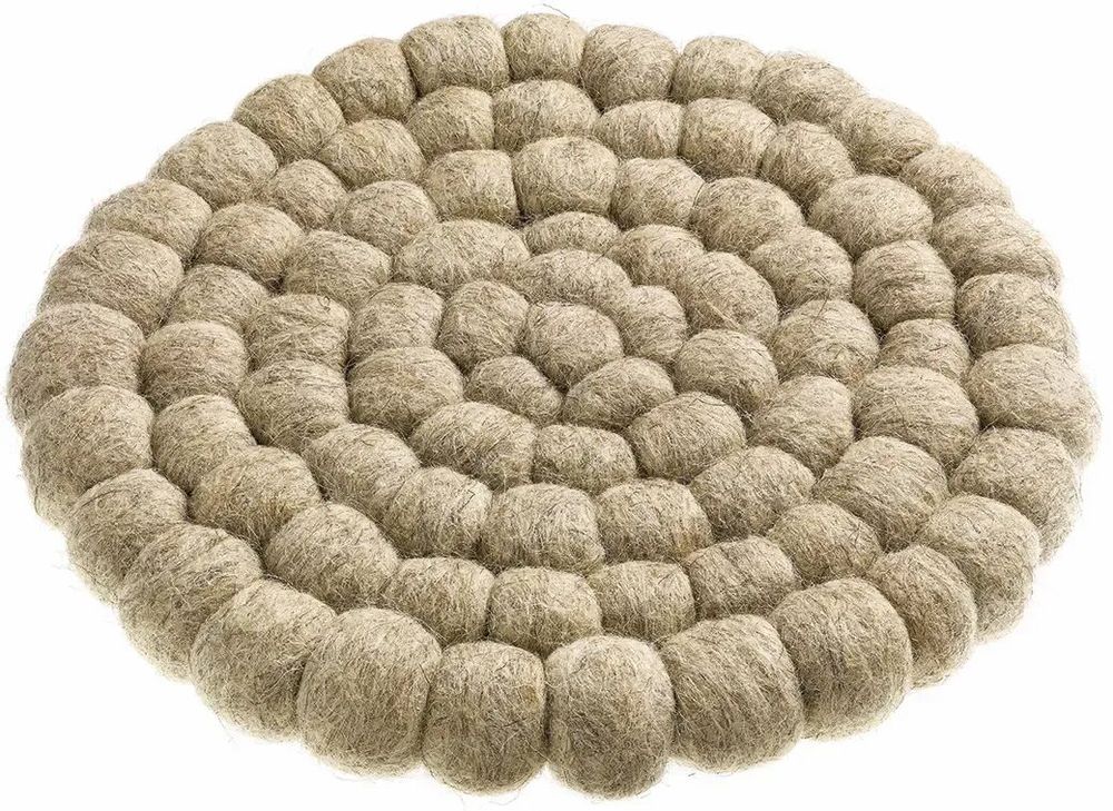 Dessous de plat - Dessous de plat Brian recyclé Naturel Diamètre 20 - MAISON VIVARAISE - SDE VIVARAISE WINKLER