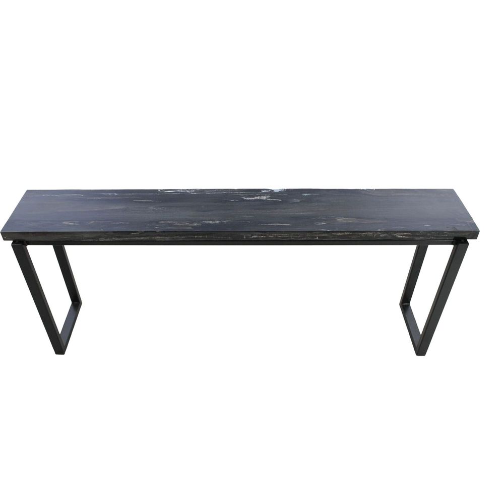 Console table - Designer Console Tables in Petrified Wood - XYLEIA PETRIFIED WOOD