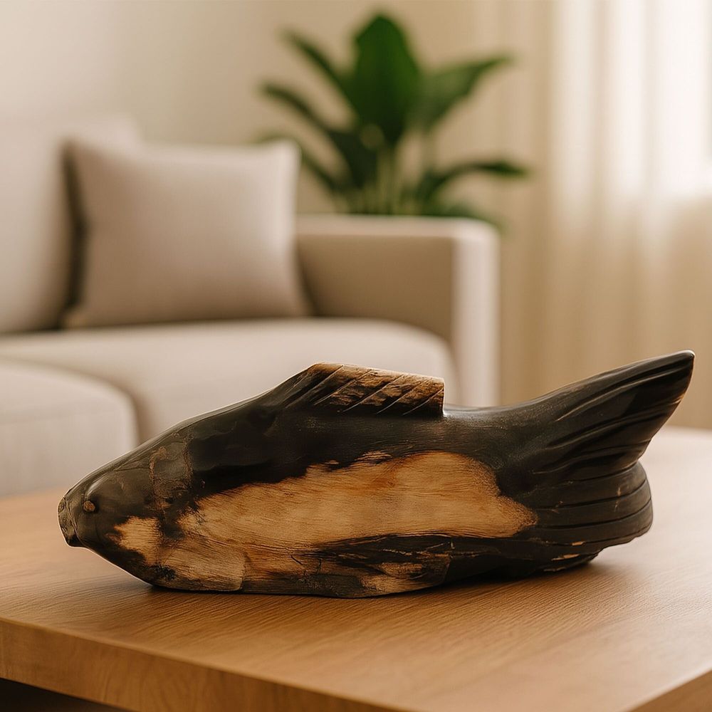 Decorative objects - Petrified Wood Fish Sculptures - XYLEIA PETRIFIED WOOD