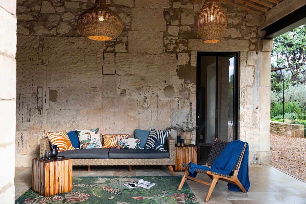 Plaids - Plaid Tana Touareg 140 x 200 - MAISON VIVARAISE - SDE VIVARAISE WINKLER