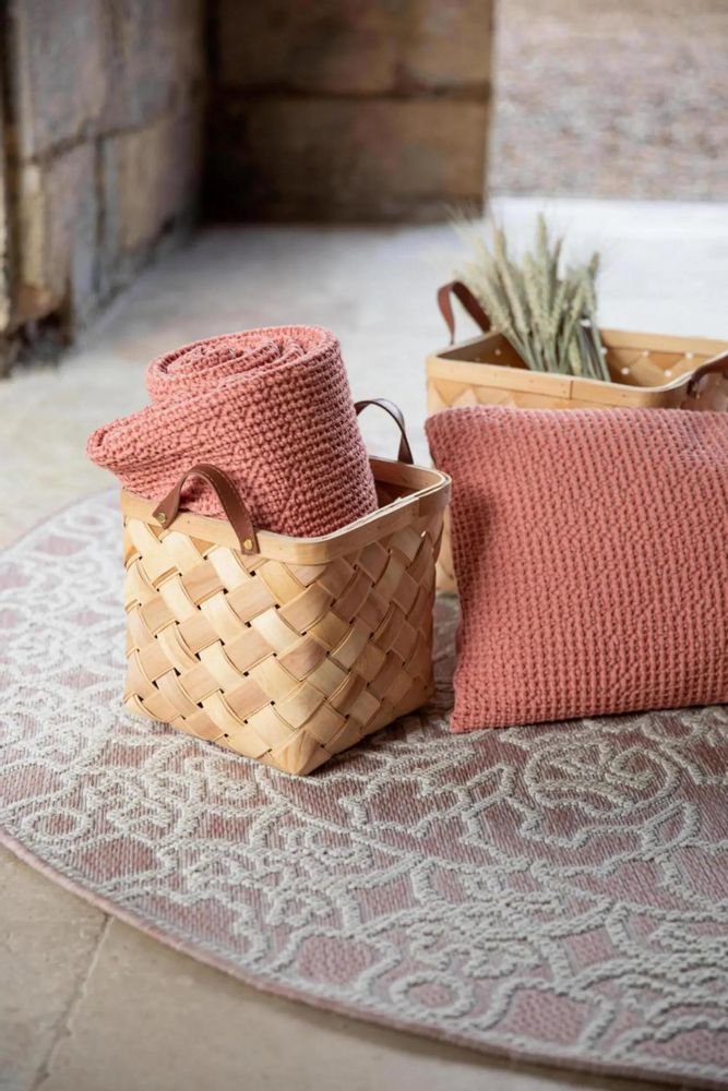 Throw blankets - Maia Throw Blanket Pétale 140 X 200 - MAISON VIVARAISE - SDE VIVARAISE WINKLER