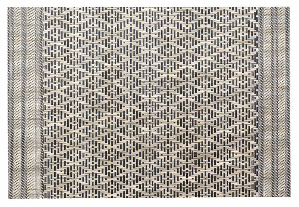 Table cloths - Kadra Placemat Set Naturel/Noir 33 X 45 - MAISON VIVARAISE - SDE VIVARAISE WINKLER