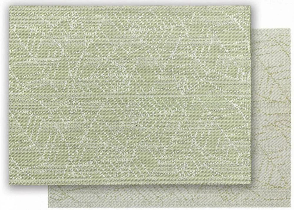 Table cloths - Gena placemat set Eucalyptus 33 X 45 - MAISON VIVARAISE - SDE VIVARAISE WINKLER