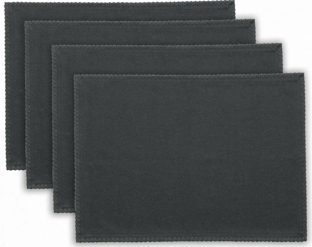 Nappes - Lot de 4 sets de table recycles Delia Ombre 33 x 45 - MAISON VIVARAISE - SDE VIVARAISE WINKLER