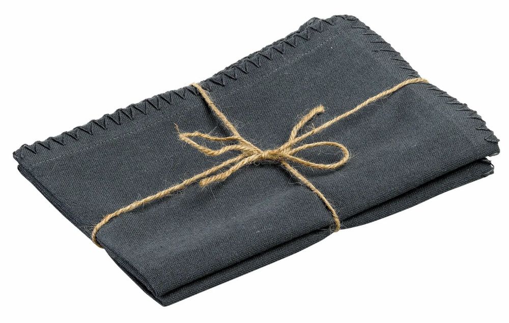 Napkins - Set of 2 recycled table napkins Delia Ombre 41 X 41 - MAISON VIVARAISE - SDE VIVARAISE WINKLER