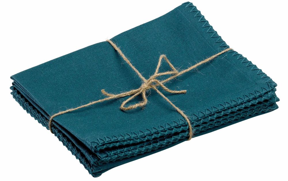 Table cloths - Delia Recycled Tablecloth Paon 170 X 250 - MAISON VIVARAISE - SDE VIVARAISE WINKLER