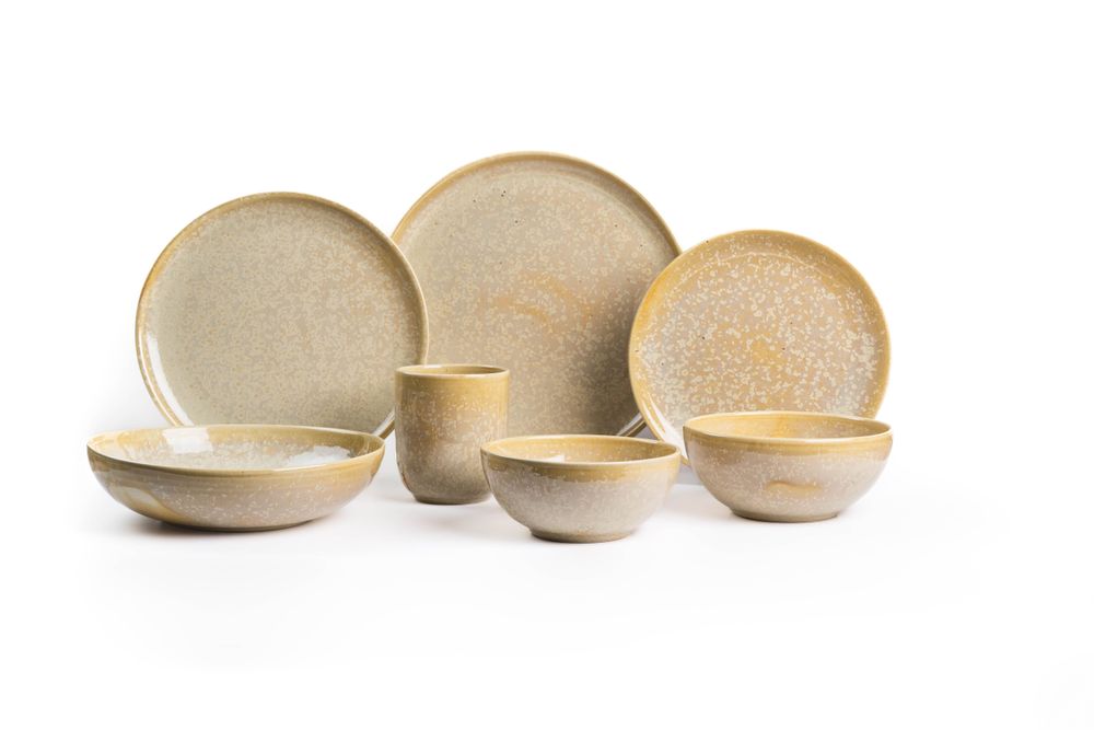 Formal plates - Reflections - MARIA MONASTERIO CERAMIC