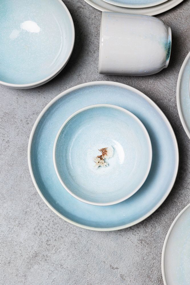 Formal plates - Reflections - MARIA MONASTERIO CERAMIC