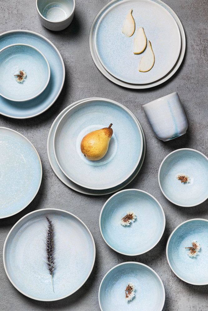 Formal plates - Reflections - MARIA MONASTERIO CERAMIC