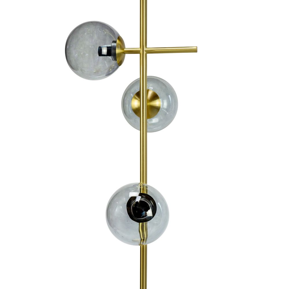 Lampadaires - Lampadaire Como smoke/ laiton - DYBERG LARSEN
