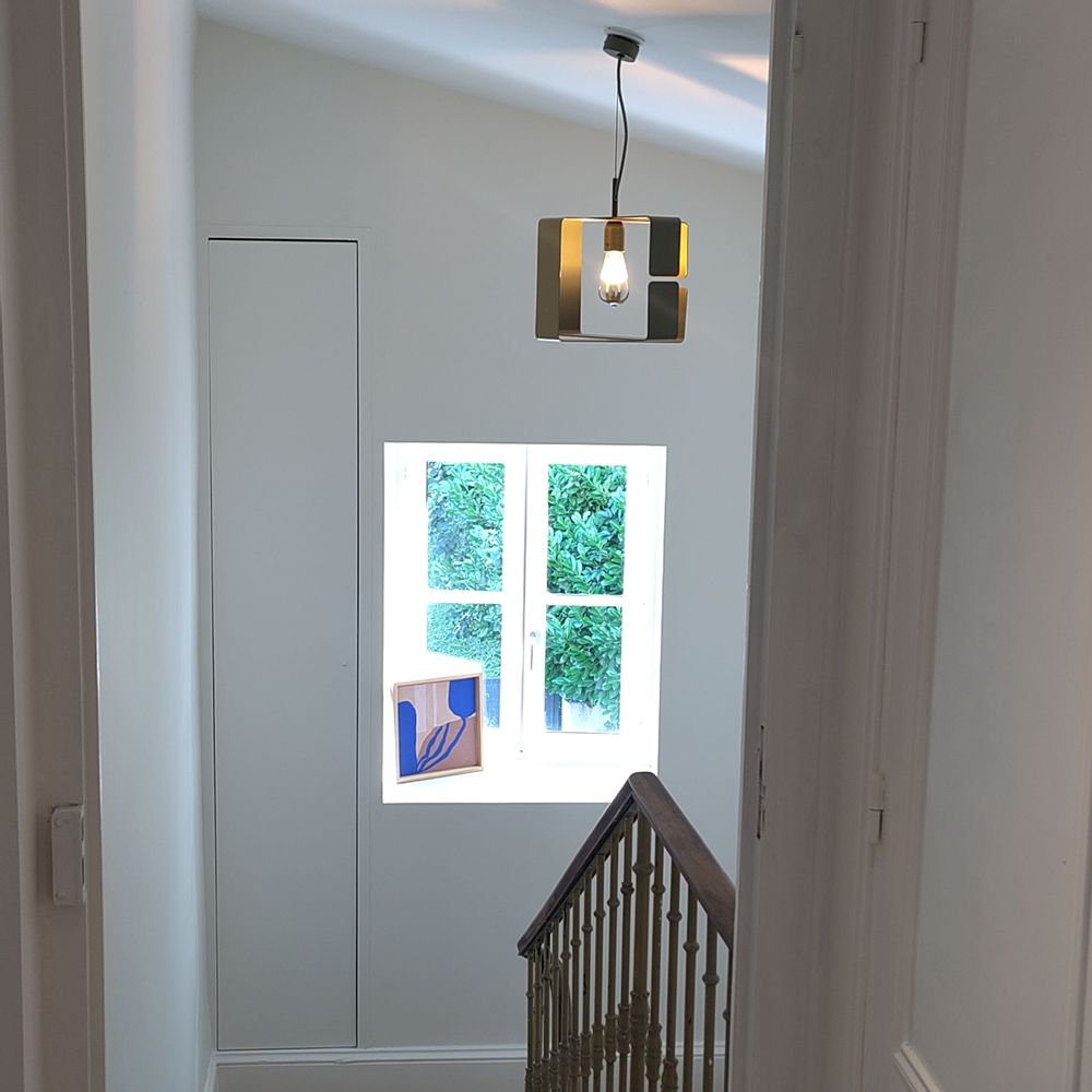 Objets design - Lampe Suspension Bicolore - BO X - BOETHIC - DECORATION ENGAGEE