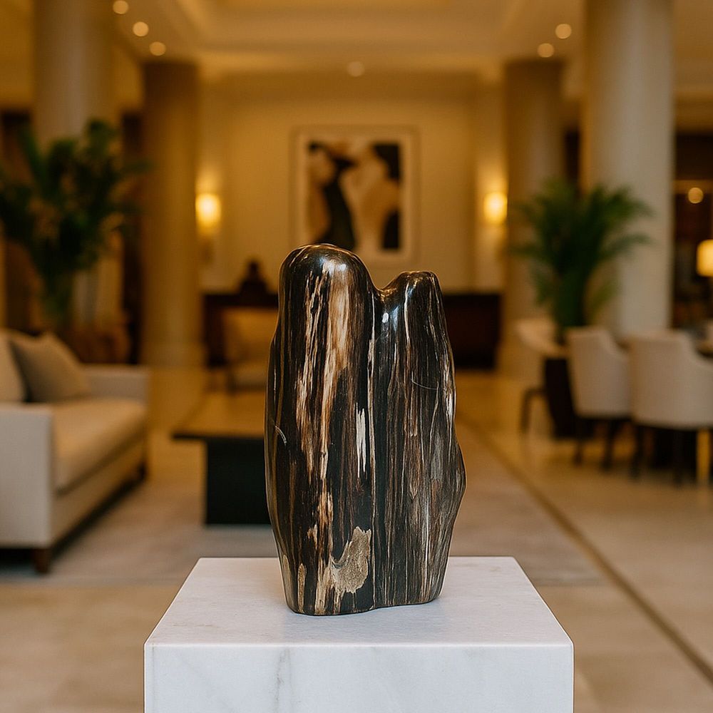 Unique pieces - Small Petrified Wood Sculptures - XYLEIA PETRIFIED WOOD