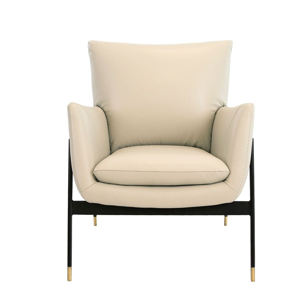 Armchairs - Upholstered armchair upholstered in grey cowhide leather - ANGEL CERDÁ