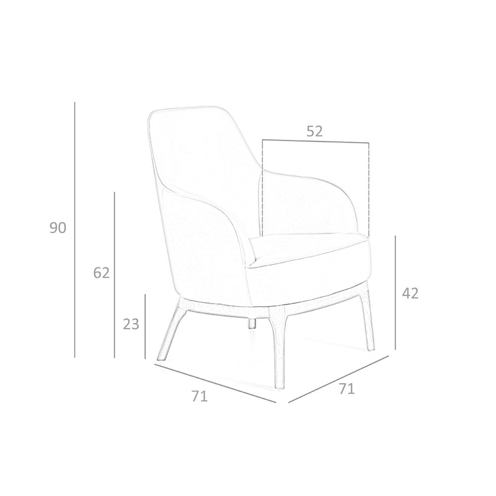 Armchairs - Armchair upholstered in leatherette - ANGEL CERDÁ