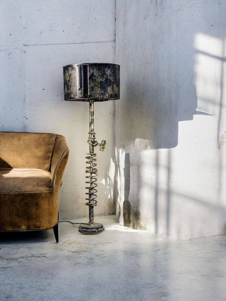 Outdoor decorative accessories - Drum Floor Lamp - MAISON ZOE