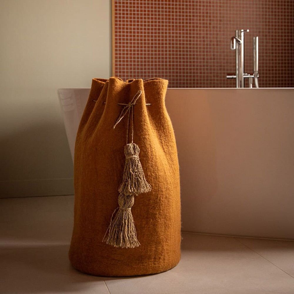 Decorative objects - HANDMADE FELTED STORAGE - MUSKHANE