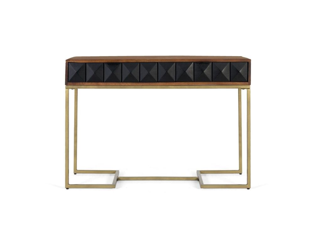 Consoles - Console en bois de manguier et structure en fer - GINER Y COLOMER