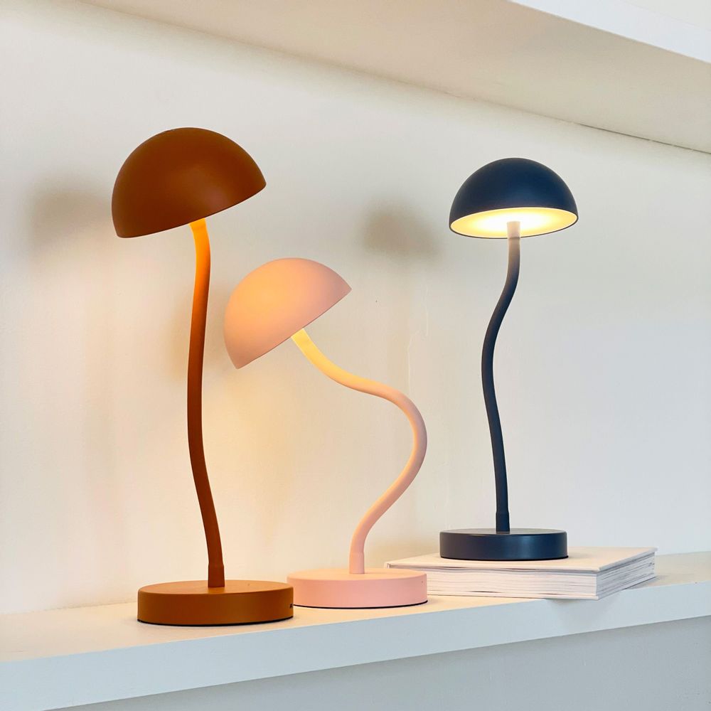 Lampes à poser - Lampe de table LED rose Fonzy - DYBERG LARSEN