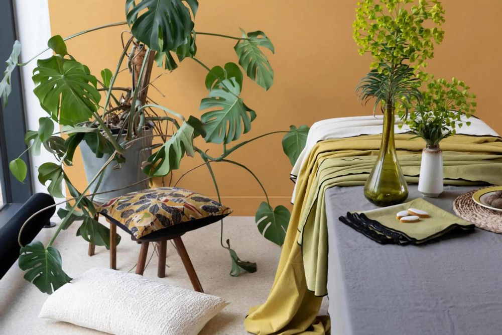 Table cloths - Recycled Tablecloth Grace Ficelle 140 X 250 - MAISON VIVARAISE - SDE VIVARAISE WINKLER