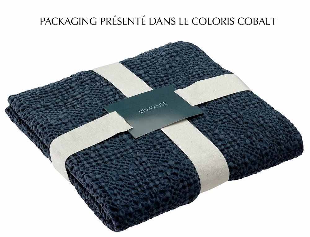 Bed linens - Tana Bed Throw Craie 180 X 260 - MAISON VIVARAISE - SDE VIVARAISE WINKLER