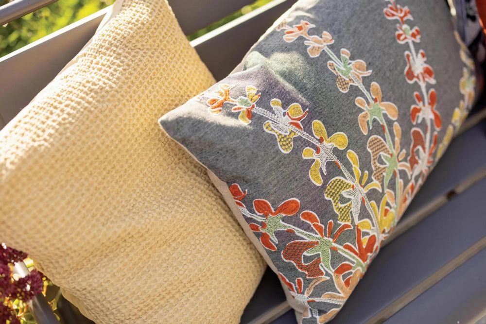 Coussins - Coussin Maia Sable 45 x 45 - MAISON VIVARAISE - SDE VIVARAISE WINKLER