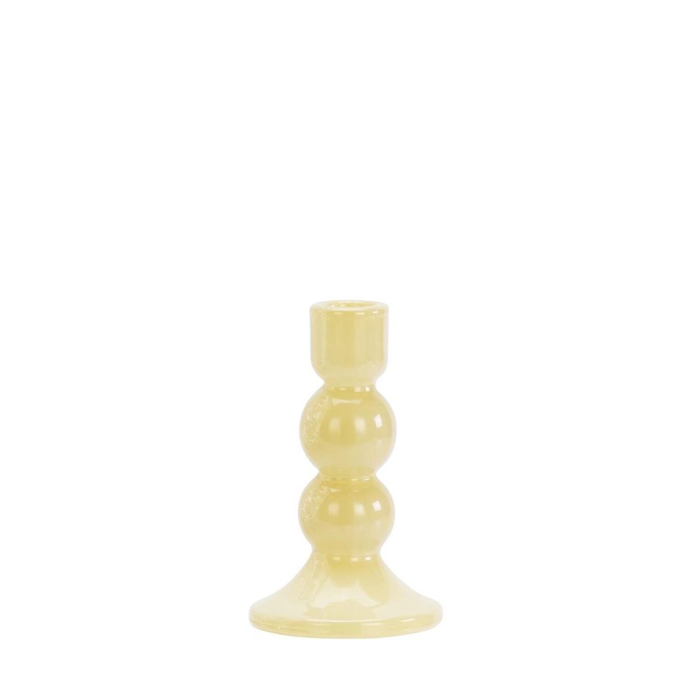 Candlesticks and candle holders - Glass Candle Holder - MADAM STOLTZ