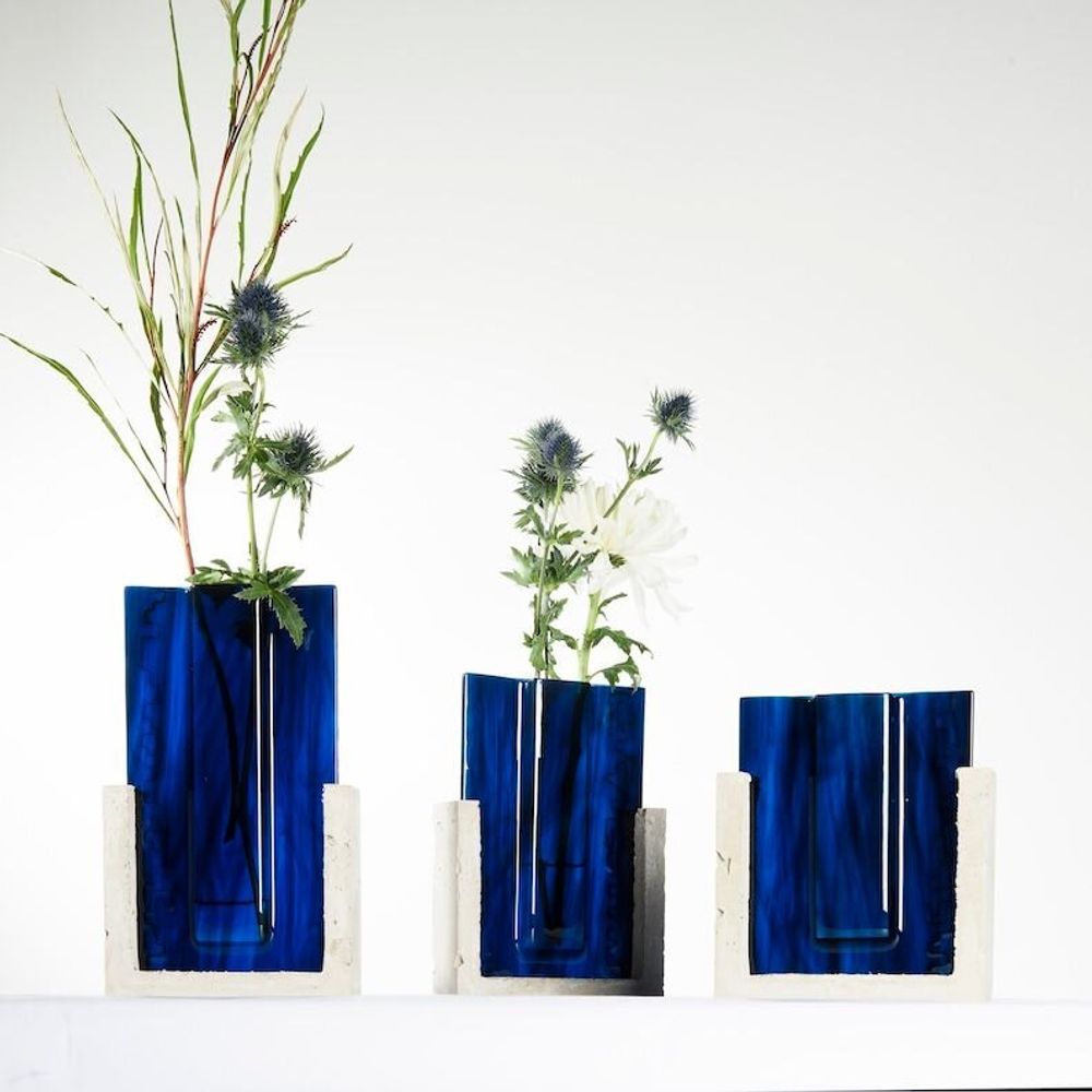 Verre d'art - CANOPEE · Sculpture • Objet d'art floral - AURORE BOUTER · GLASS ART