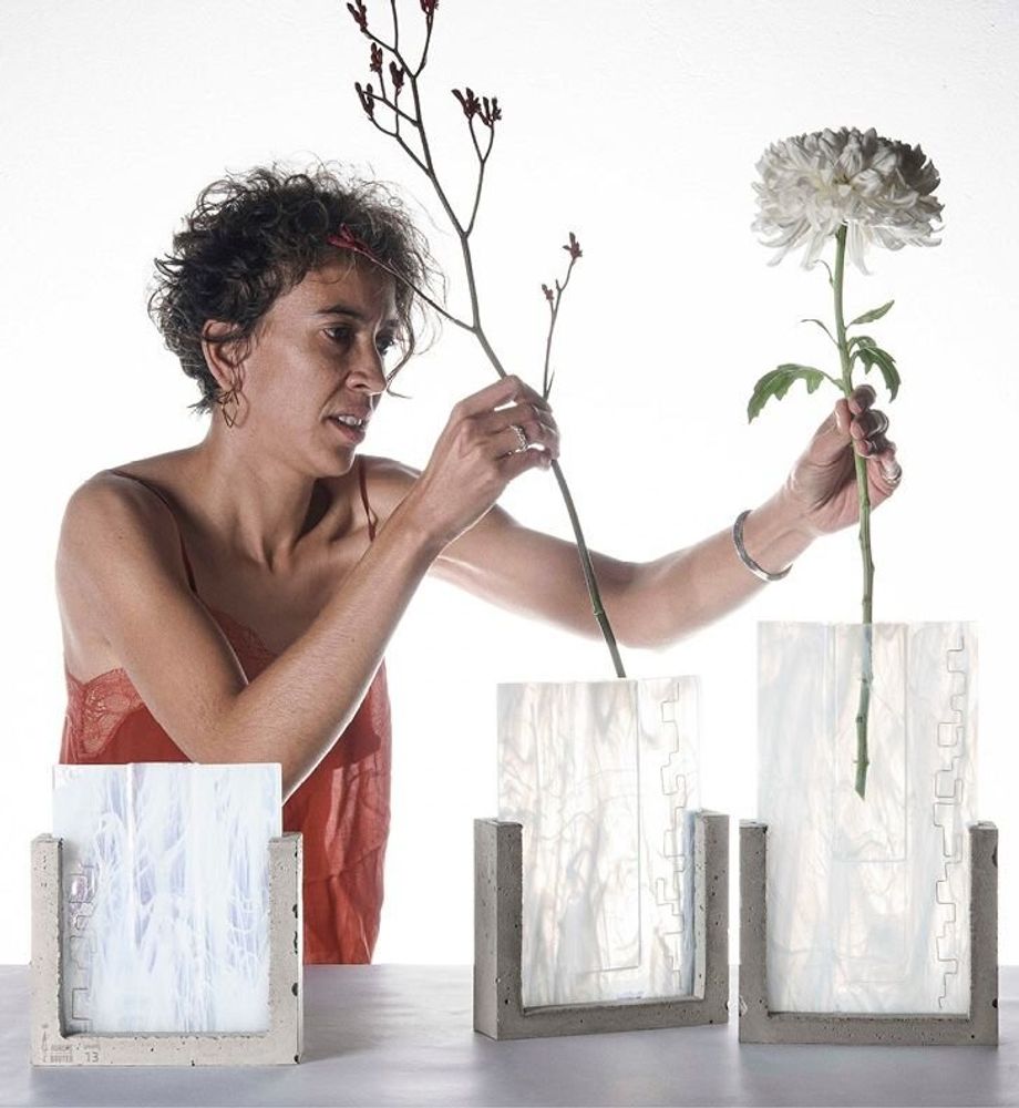 Verre d'art - CANOPEE · Sculpture • Objet d'art floral - AURORE BOUTER · GLASS ART