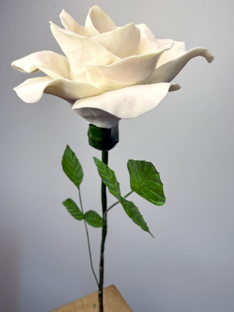 Ceramic - Large porcelain rose - FLEURIR L AVENIR