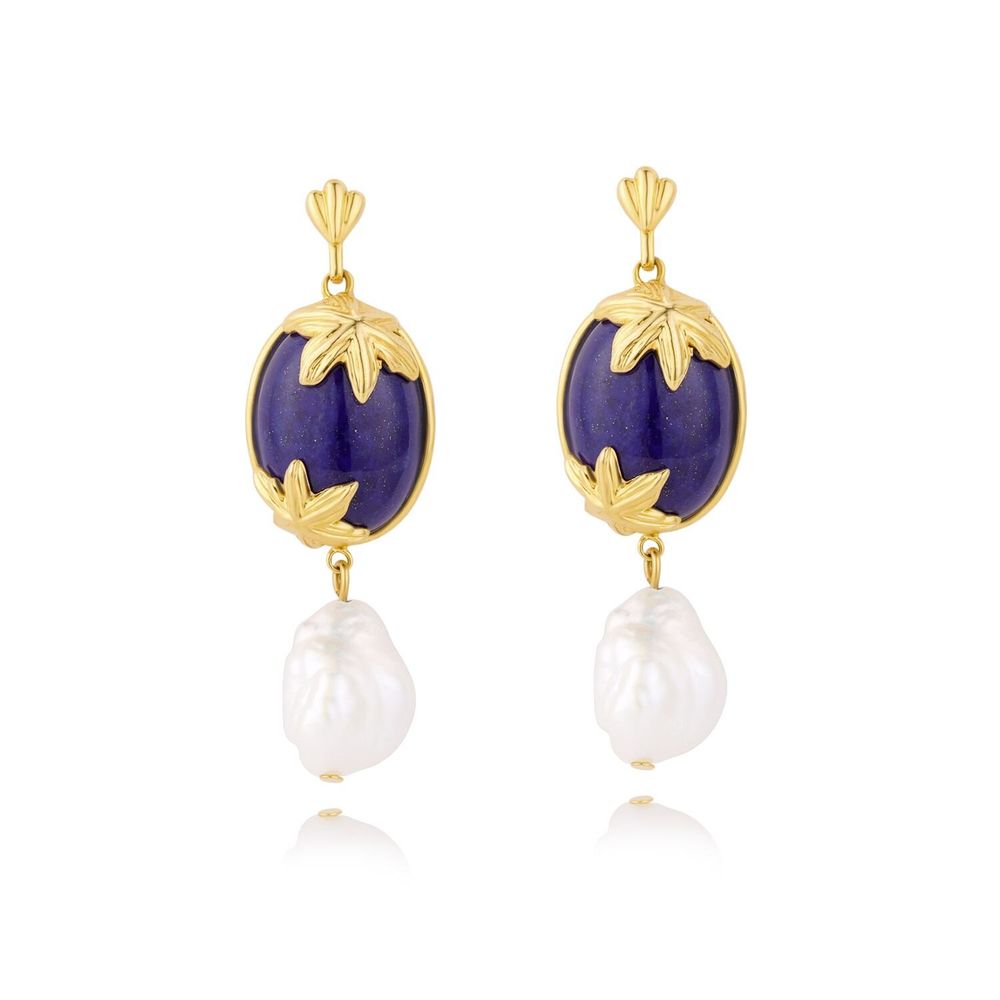 Bijoux - Serie Bleu Lapis Jardin d'Eden - ATELIER J.FB FRANCE