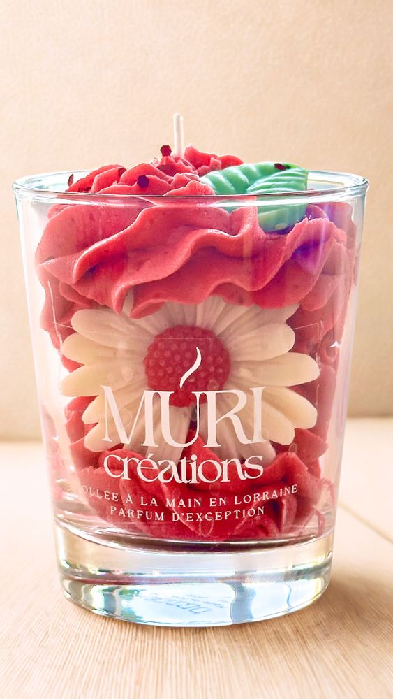 Gifts - Candy Apple scented candle - 200ml - MURI CREATIONS