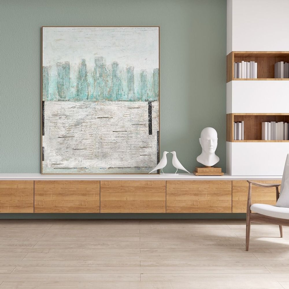 Services - 'Salinas II XXL' - Œuvre Originale - 160x200cm - PERSPECTIVA 10