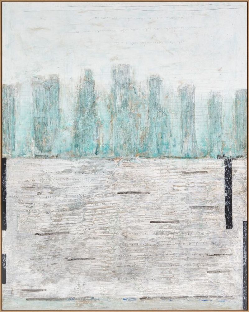 Services - 'Salinas II XXL' - Œuvre Originale - 160x200cm - PERSPECTIVA 10