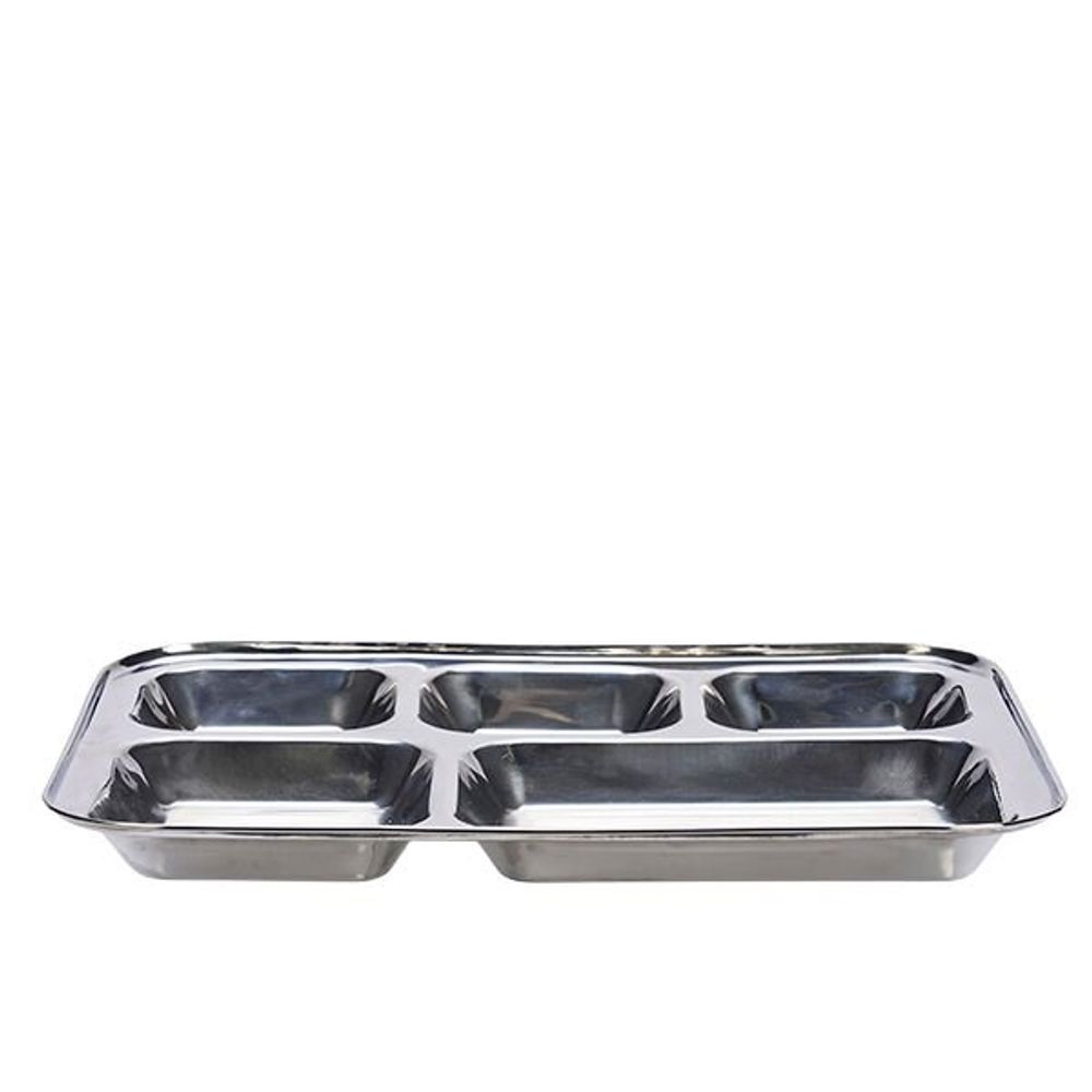 Tea and coffee accessories - Stainless steel food tray - MADAM STOLTZ