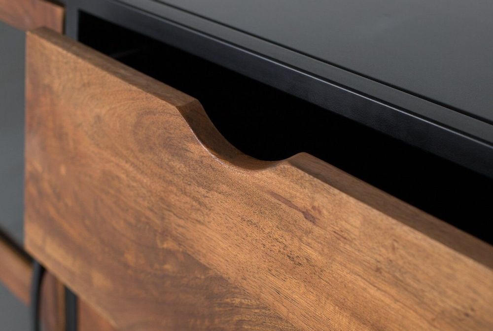 Buffets - Buffet avec 3 tiroirs et 2 portes avec portes vitrées - GINER Y COLOMER