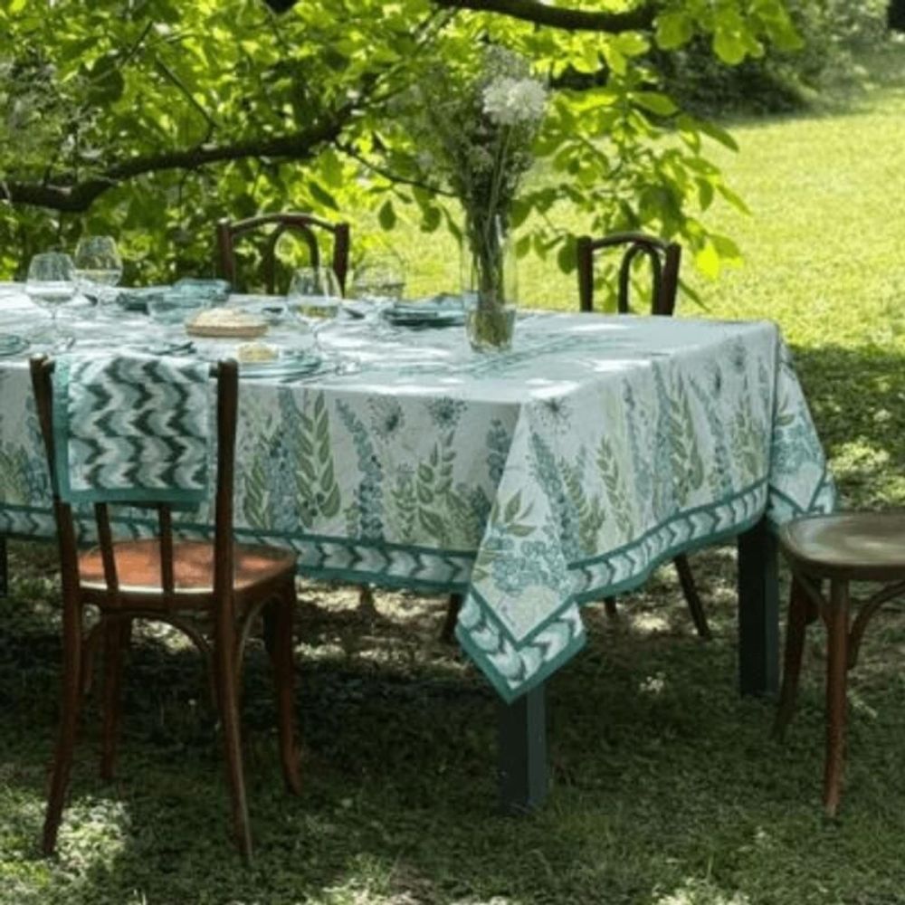 Table linen - Eucalyptus table cloth - BEAUVILLÉ